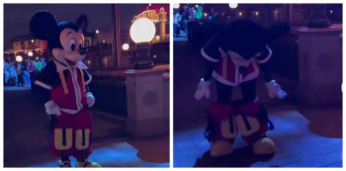 Kingdom Hearts Mickey has Wardrobe Malfunction at Oogie Boogie Bash