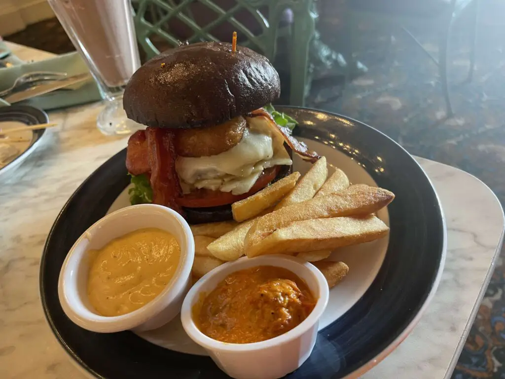 plaza halloween menu burger