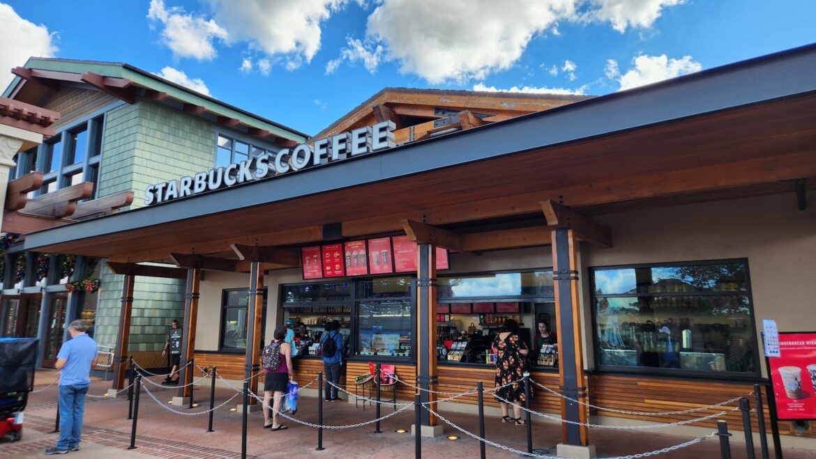 Marketplace Starbucks Closing for 2 Week Refurbishment in Disney Springs