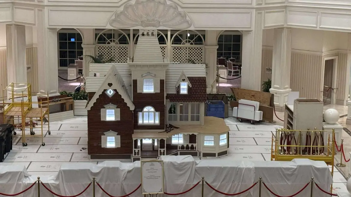 Construction Begins on 2024 Grand Floridian Gingerbread House