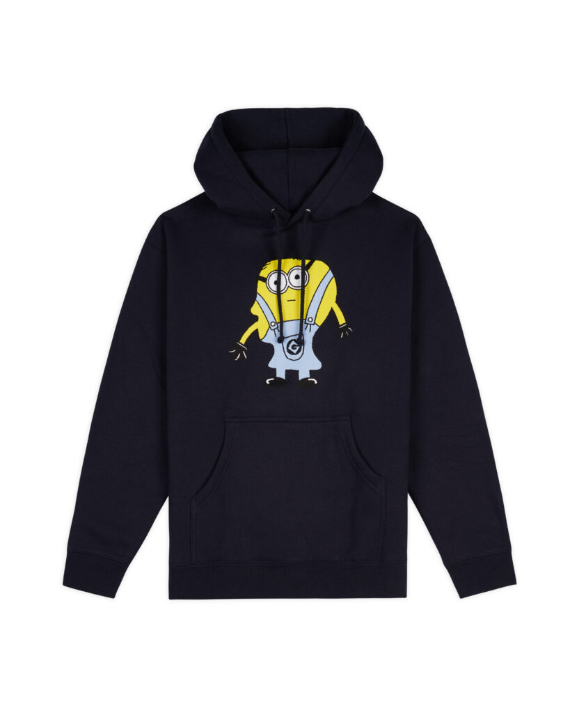 Brain_Dead_x_Universal_Parks_Minion_Logohead_Hoodie_Navy_Front (1)