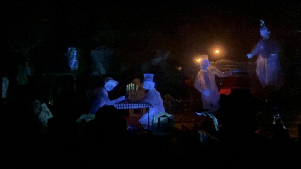 Haunted Mansion Coachman Ghost Returns to Tea Party Scene 2