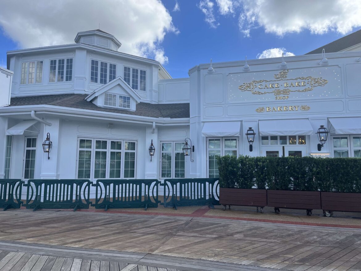 Walls Down & Menu Revealed for the Cake Bake Shop at Disney’s Boardwalk Resort