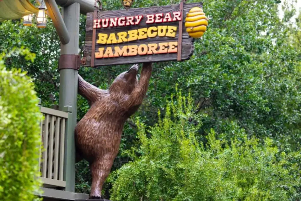 Hungry bear barbecue 