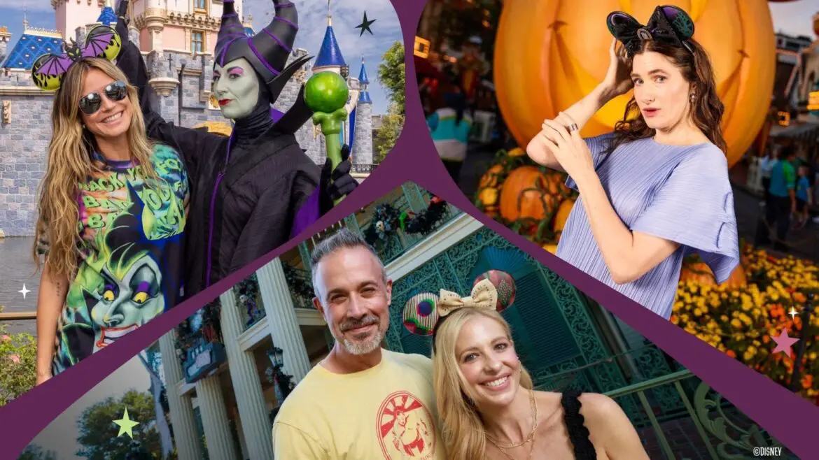 Celebrities Celebrating Halloween at the Disneyland Resort