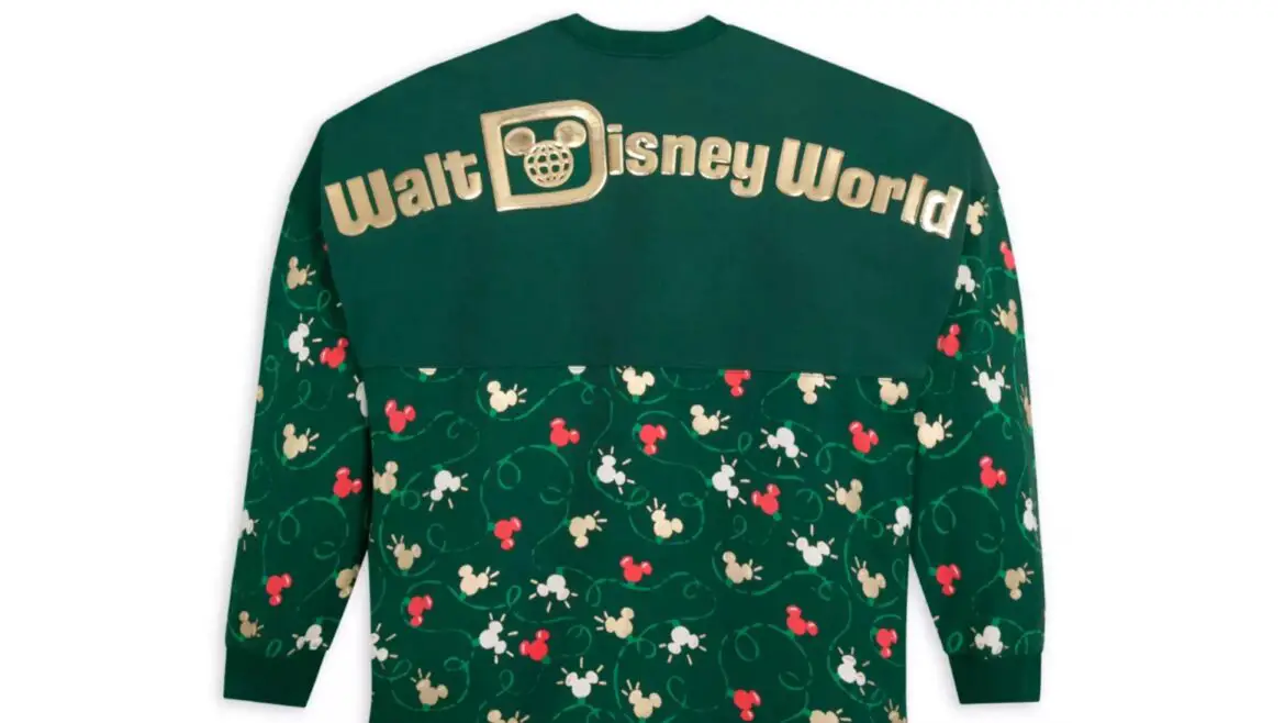 Celebrate the magic of the season with the Mickey Mouse Icon Holiday Spirit Jersey!