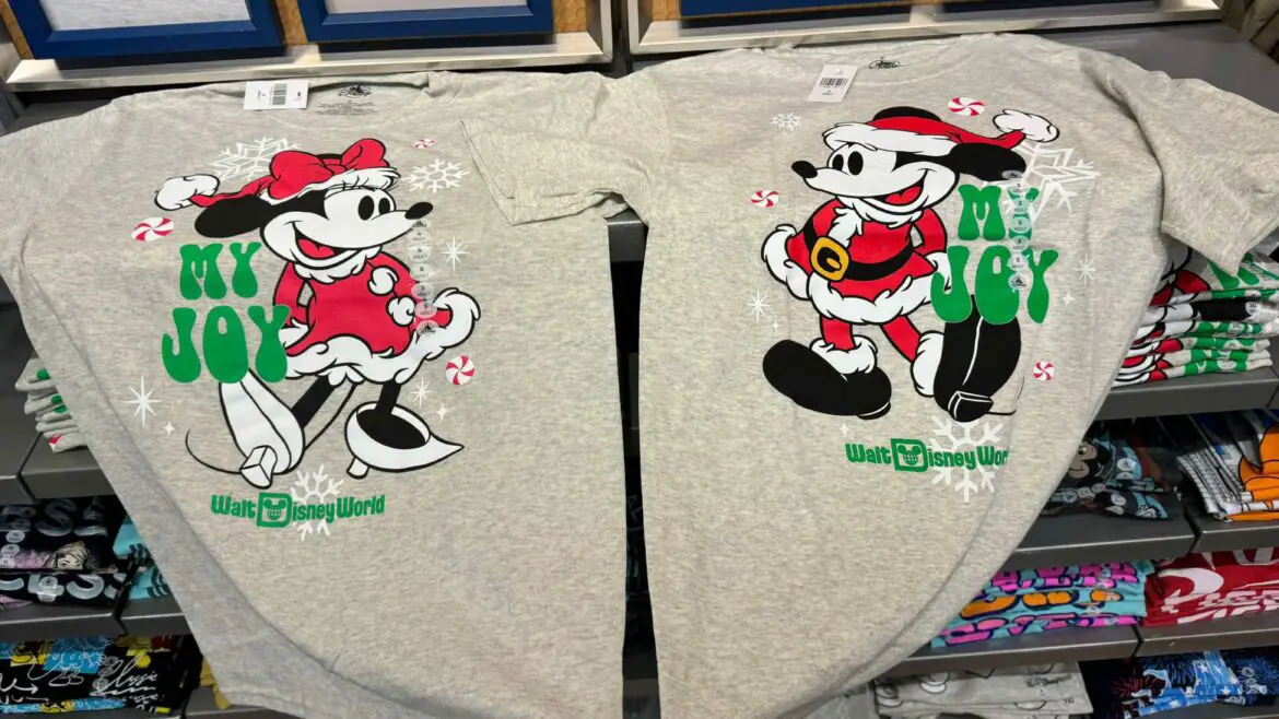 The First Christmas Shirts Arrive at Disney World!