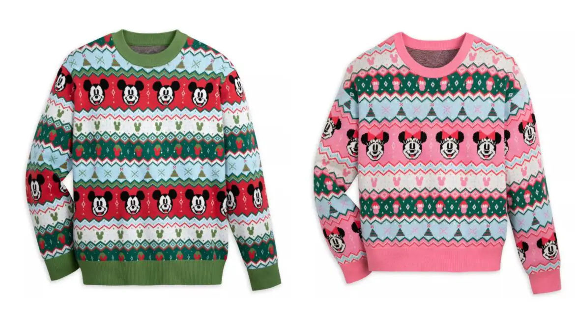 Mickey and Minnie Holiday Sweaters Bring Festive Cheer to the Disney Store