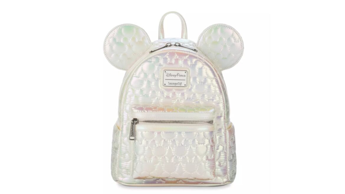 The New Mickey Mouse Icon Quilted Iridescent Loungefly Mini Backpack Is Pure Magic!