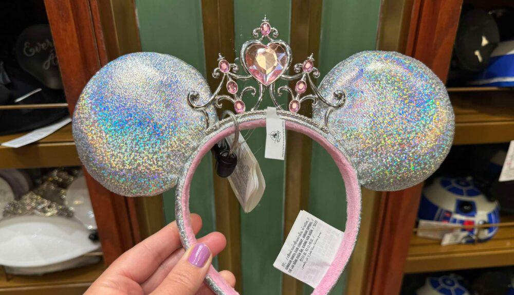 Disney Princess Iridescent Ear Headband with Tiara