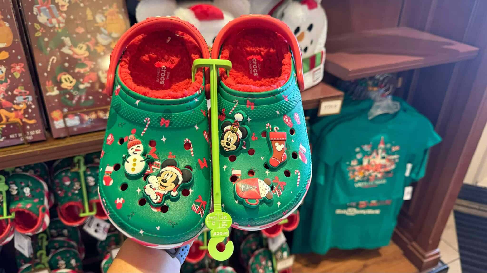 Mickey and Minnie Mouse Holiday Crocs Bring Joy to the Season! Chip