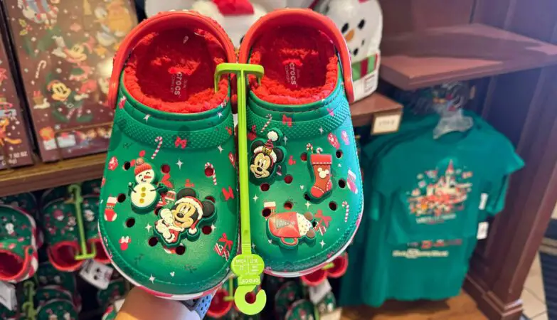 Mickey and Minnie Mouse Holiday Crocs