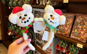 Mickey Mouse Snowman Holiday Ear Headband