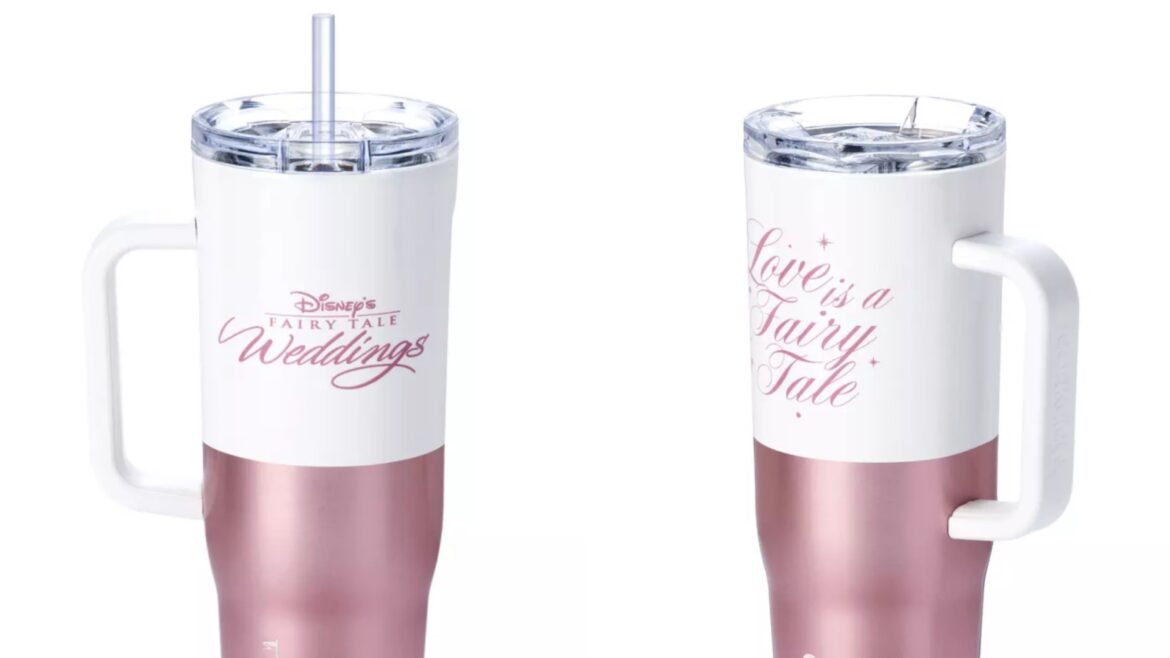 New Disney Fairy Tale Weddings Stainless Steel Tumbler by Corkcicle: A Royal Treat for Your Daily Adventures!