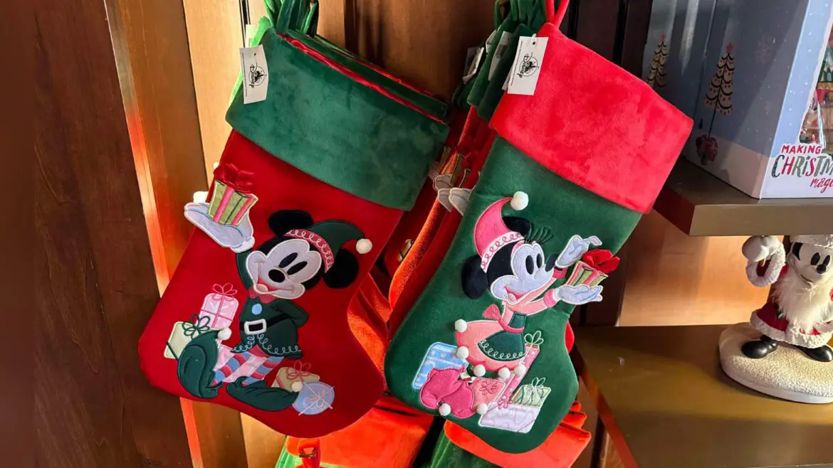 New Mickey and Minnie Holiday Stockings Bring Joy to the Season!