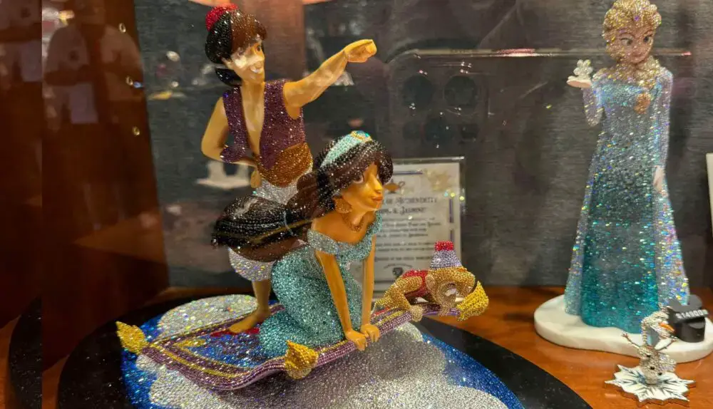 Aladdin Swarovski Crystal Figure