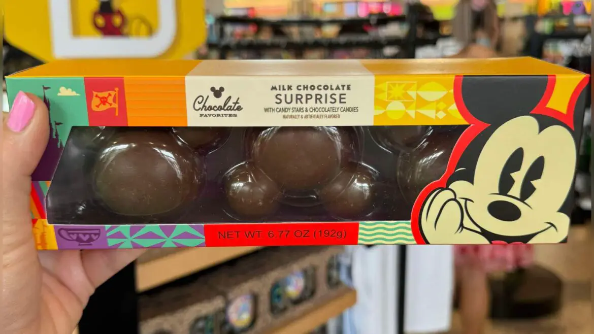 Mickey Shaped Milk Chocolate Surprise Set Delights Guests at Epcot!