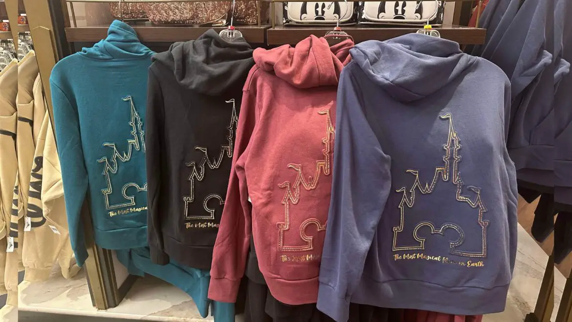 New Cozy and Magical Walt Disney World Castle Hoodies!