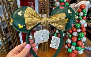 Mickey Mouse Icon Holiday Lights Ear Headband