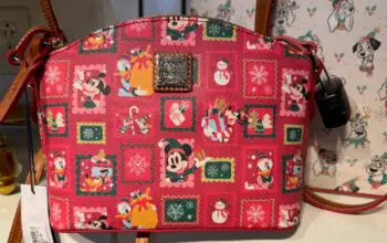 Mickey Mouse Family Christmas Dooney and Bourke Crossbody Bag