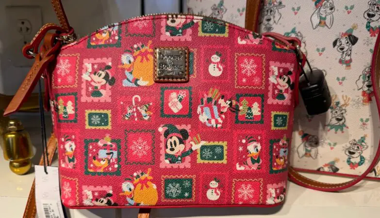 Mickey Mouse Family Christmas Dooney and Bourke Crossbody Bag