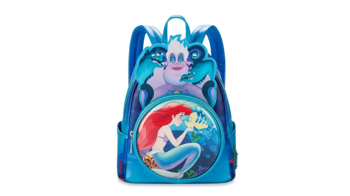 Dive into Nostalgia with the Little Mermaid 35th Anniversary Loungefly Mini Backpack!