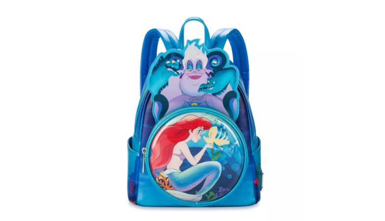 Little Mermaid 35th Anniversary Loungefly Mini Backpack