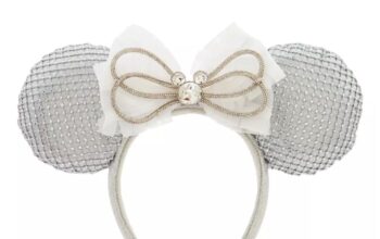 Minnie Mouse Holiday Gem Ear Headband