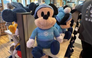 Mickey Mouse Holiday Weighted Plush