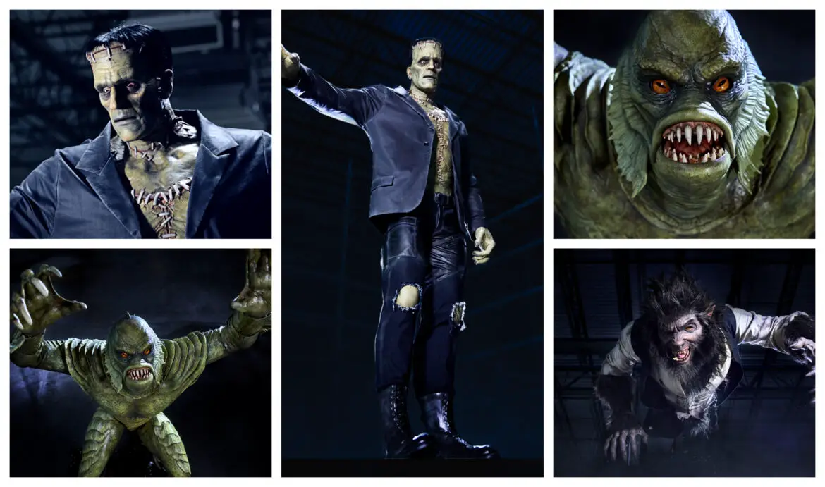 First Look at the Animated Figures for Monsters Unchained: The Frankenstein Experiment at Universal Epic Universe