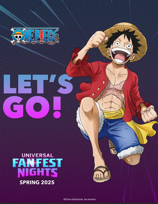 Universal Studios Hollywood Announces the Addition of One Piece and Jujutsu Kaisen to Its Universal Fan Fest Nights Line-Up 1