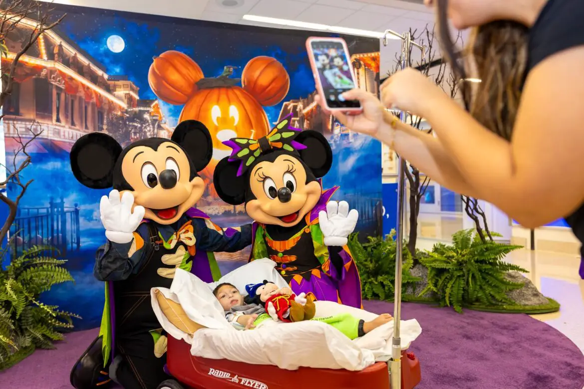 Mickey & Minnie Bring Halloween to Kids in Local Hospitals