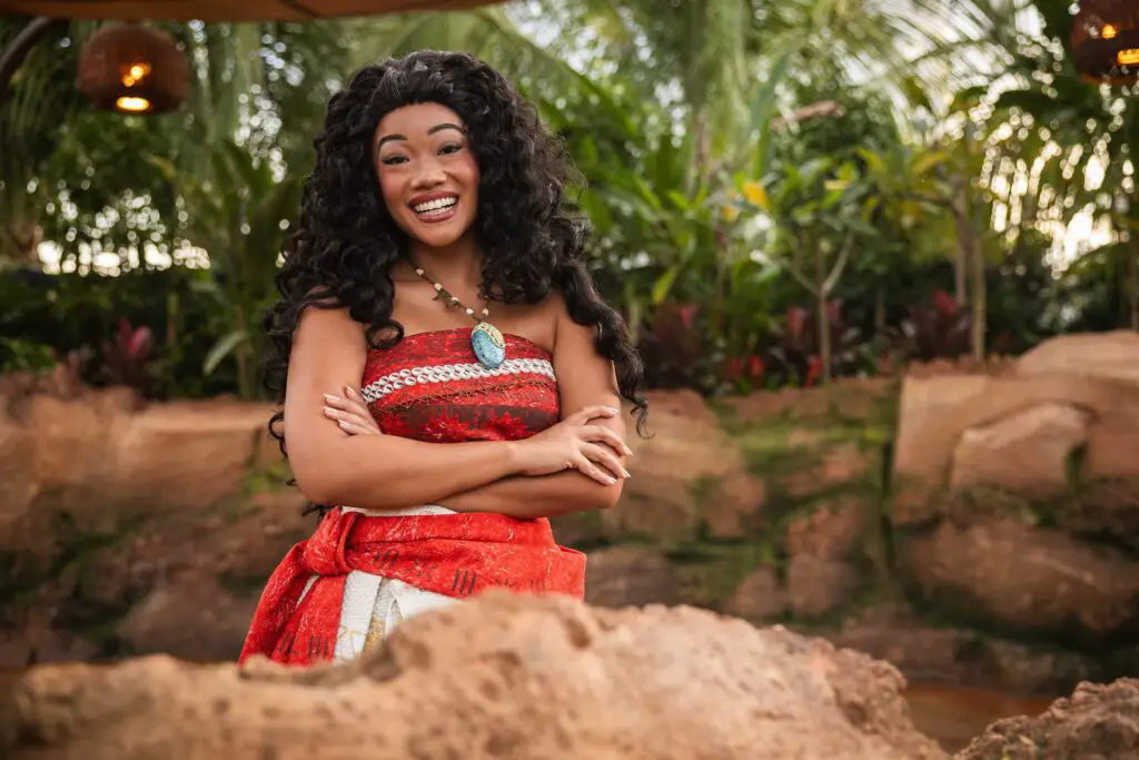 Moana arrives at World Nature in EPCOT