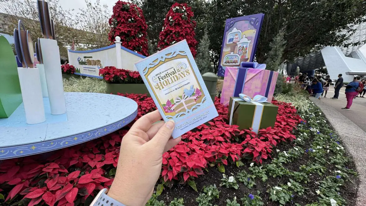 First Look Inside the 2024 EPCOT International Festival of the Holidays Passport & Decorations