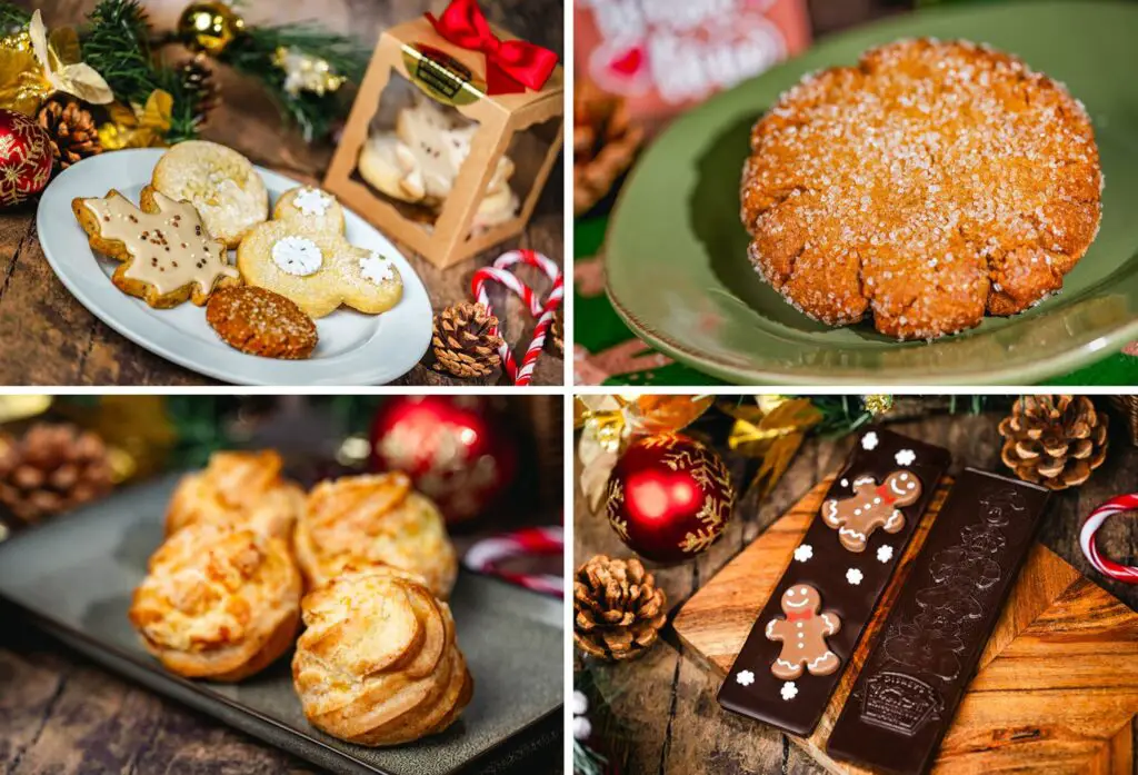 2024 Holiday Gingerbread Displays & Menus Revealed for Disney World Resorts snacks