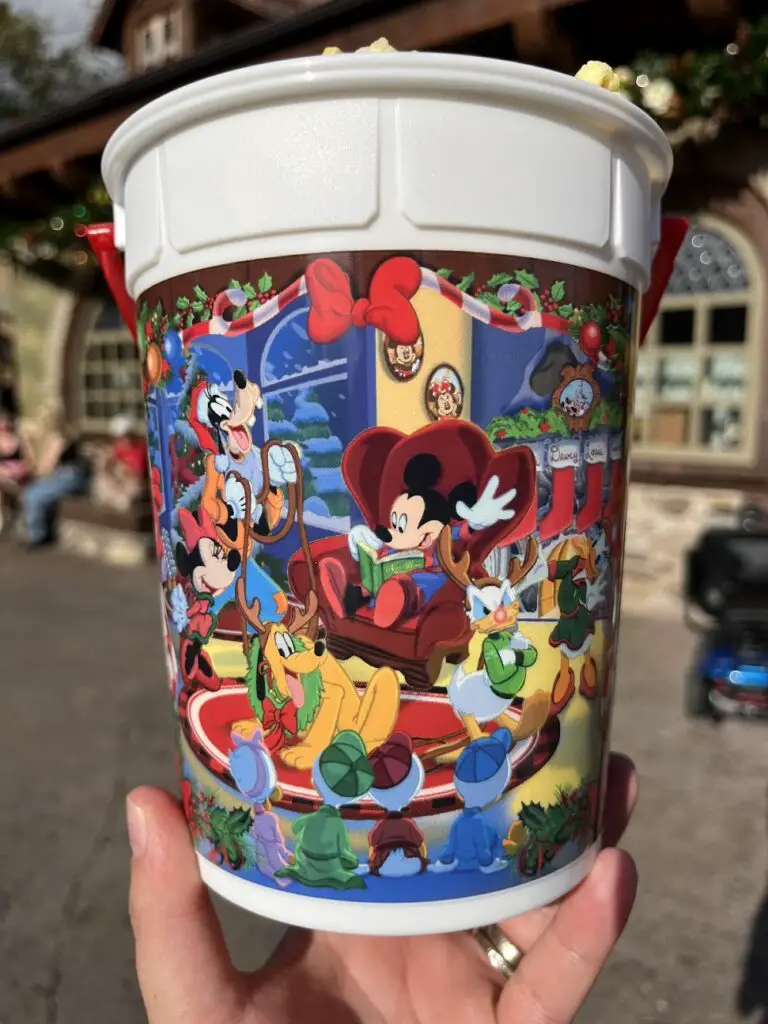 2024 Holiday Popcorn Bucket Arrives at the Magic Kingdom 2