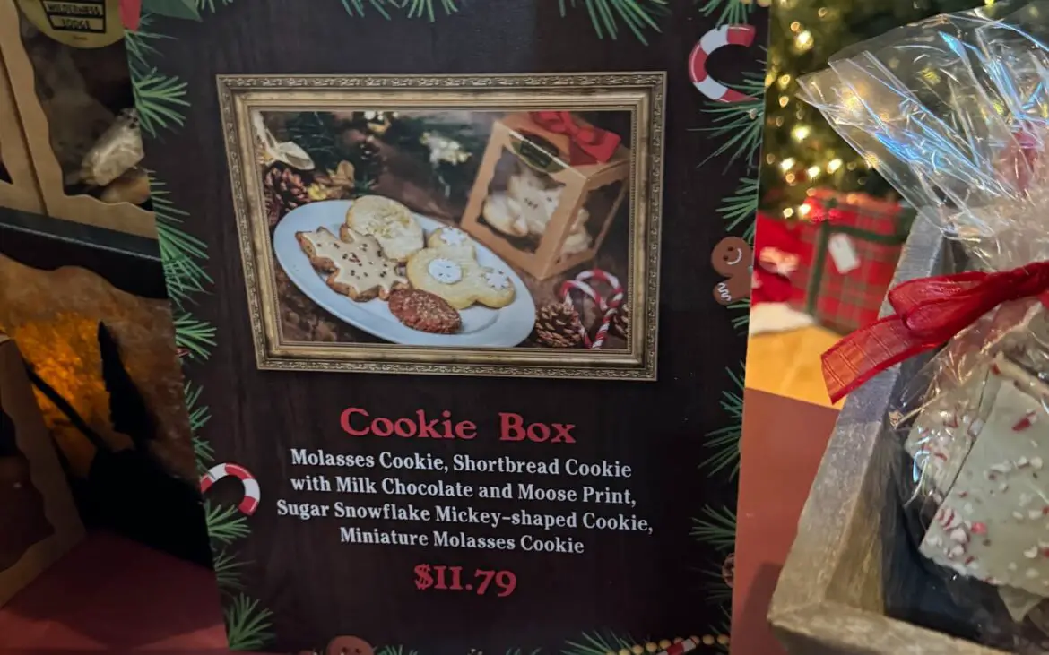 Assorted Christmas Cookie Box at Wilderness Lodge