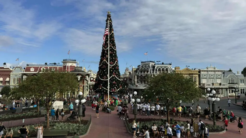 Christmas Tree Arrives at Magic Kingdom for the 2024 Holiday Season