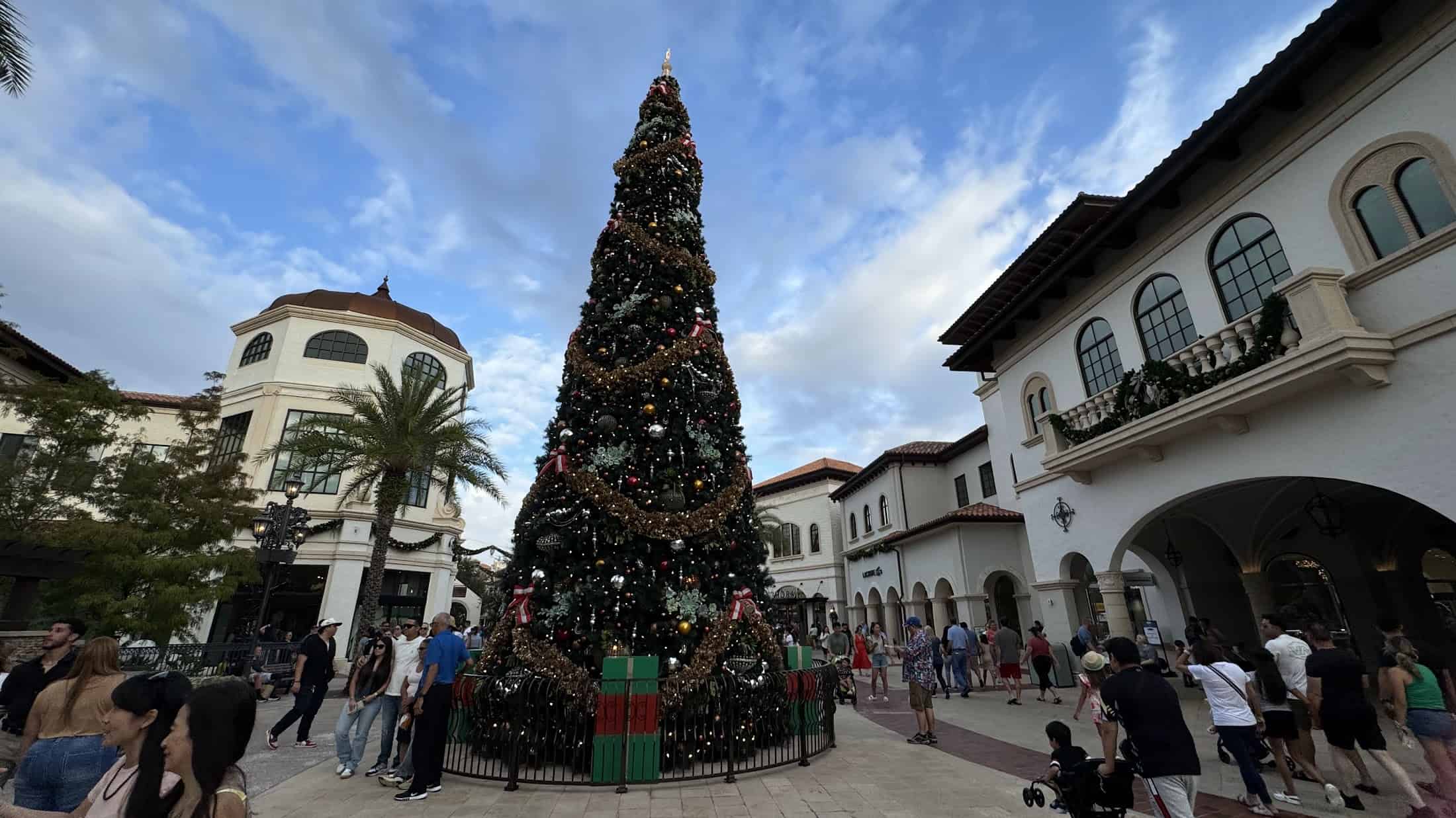 Christmas Tree Stroll Disney Springs