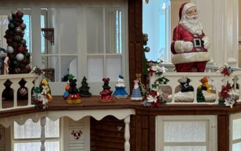 Disney Character Christmas Trees Added to Grand Floridian Gingerbread House 4