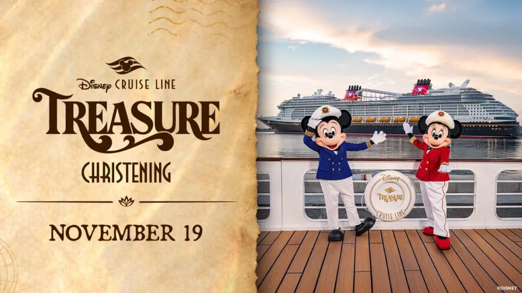 Disney Cruise Line Hosting Disney Treasure Christening Spectacular on Nov. 19th 1