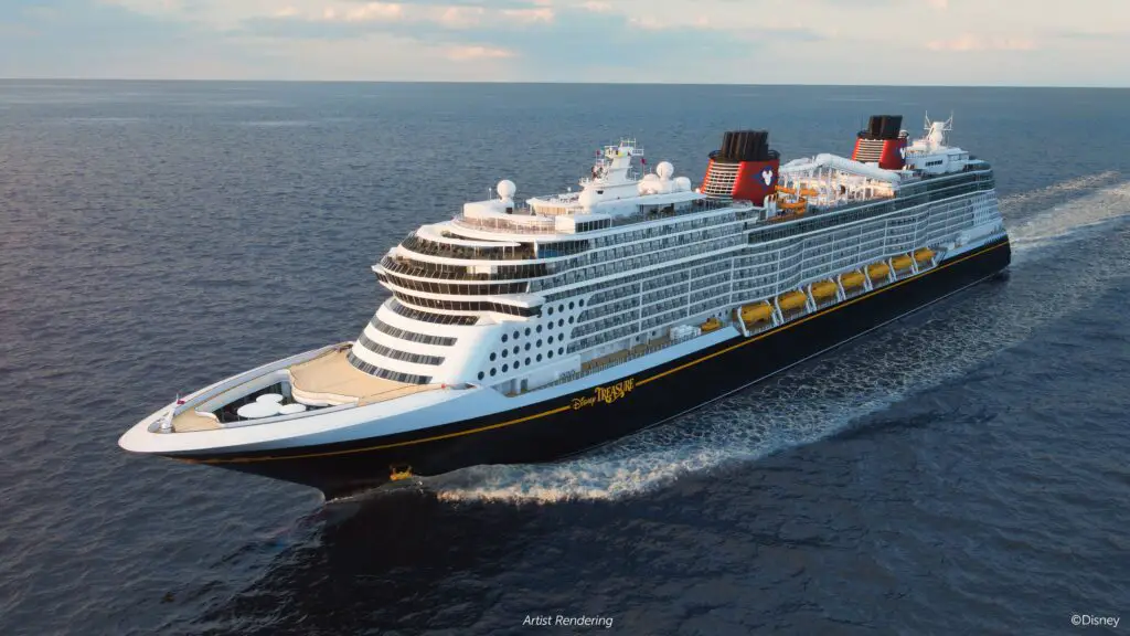 Disney Treasure Cruise Ship Conducts Horn Tests During Transatlantic Crossing 1