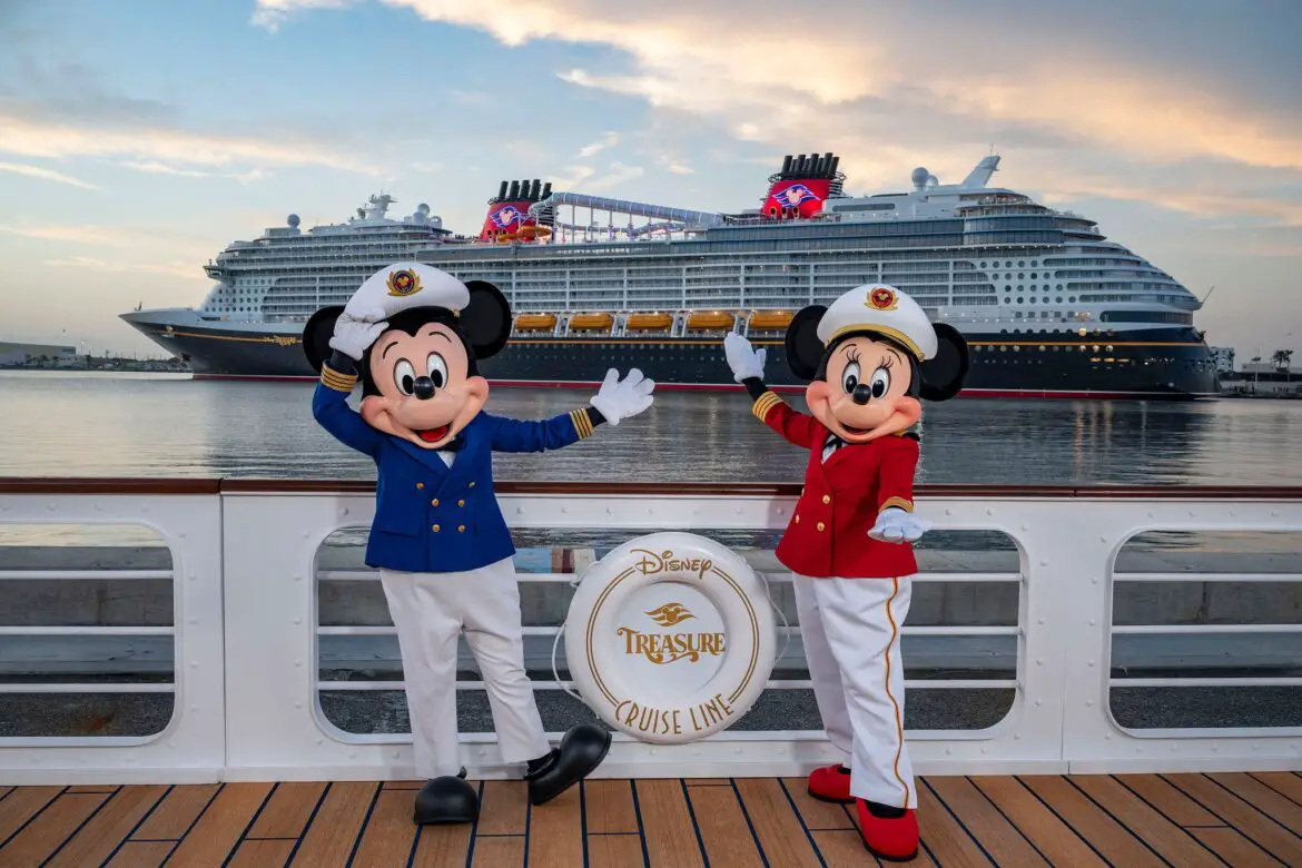 Disney Treasure has arrived at its Homeport in Port Canaveral, Florida