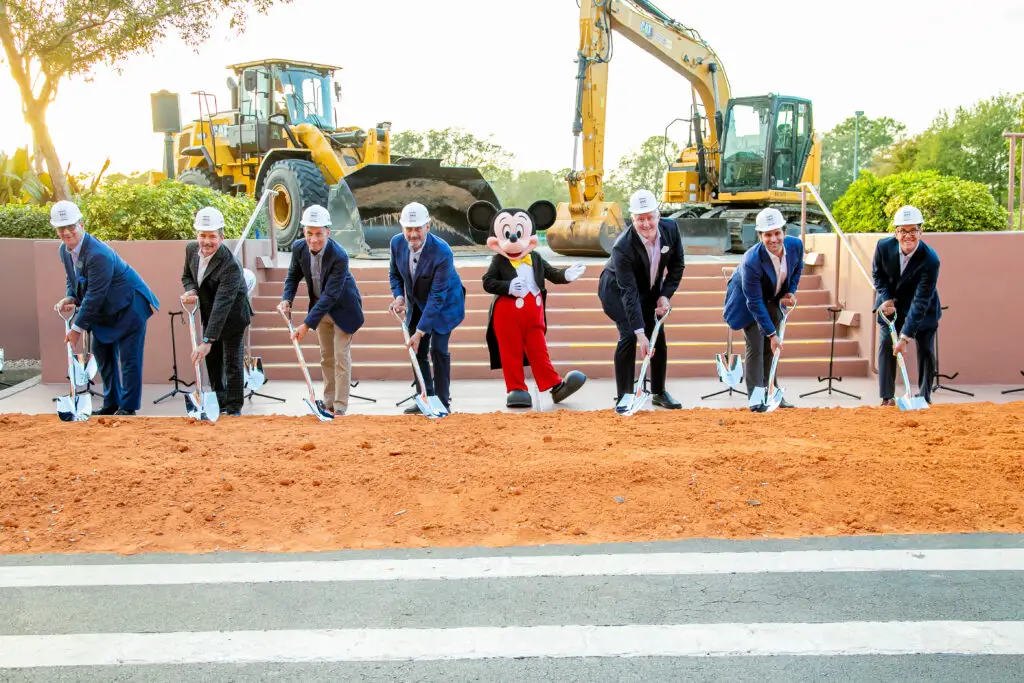 Disney World swan and dolphin ground breaking cover