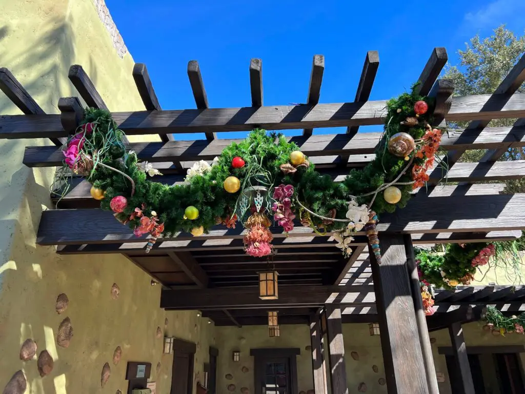 Disney's Animal Kingdom Decorated for the Holidays with Festive Christmas Tree 3