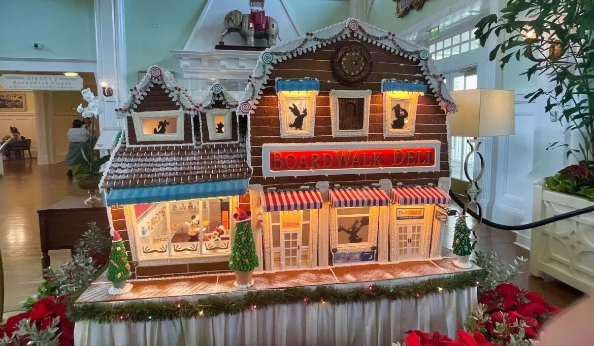 Disney’s BoardWalk Gingerbread House Returns for the 2024 Holiday Season