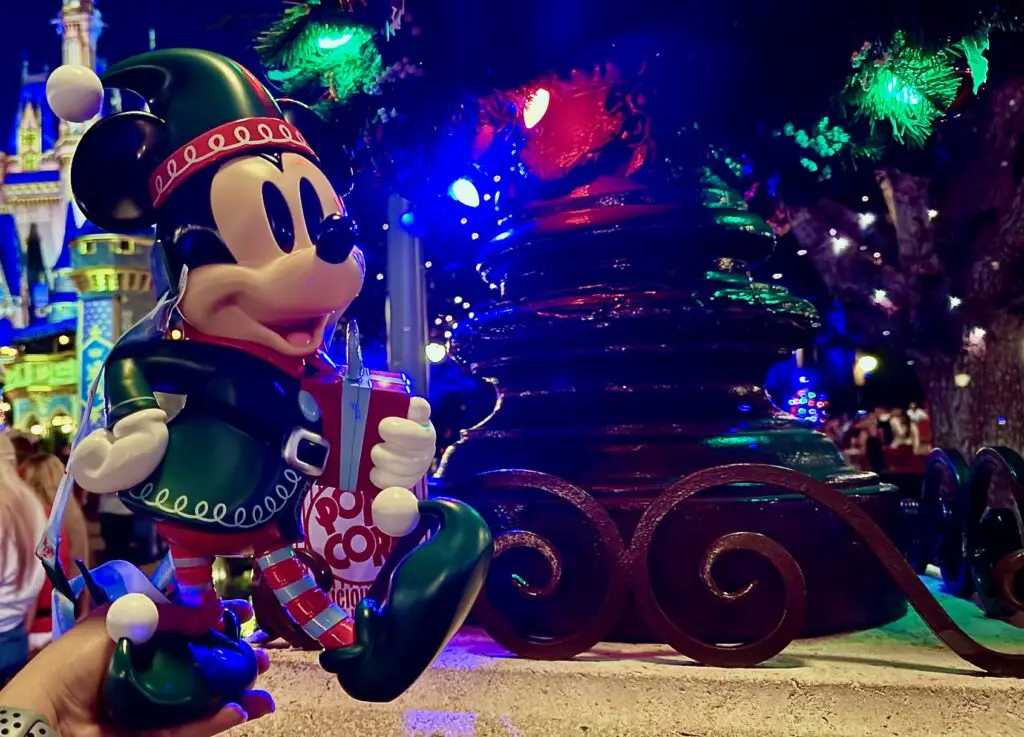 First Look at Elf Mickey Popcorn Bucket from Very Merry Christmas Party 2