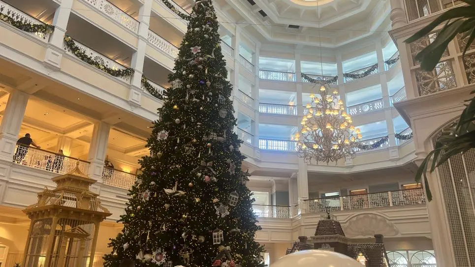 Grand Floridian Resort Christmas Tree Up Now for the Holidays 2024