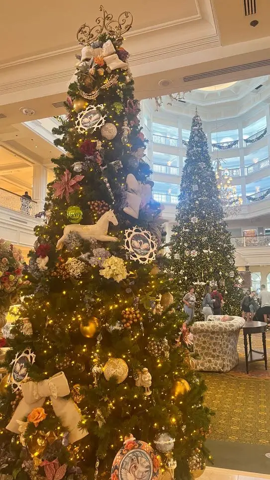 Grand Floridian Resort Christmas Tree Up Now for the Holidays 2024 4