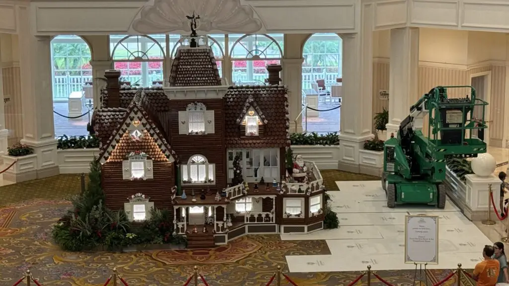 Holiday Gingerbread House Grand Floridian